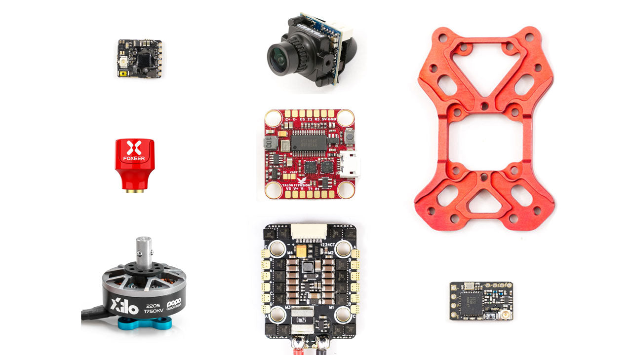 hybrid fpv race frame build
