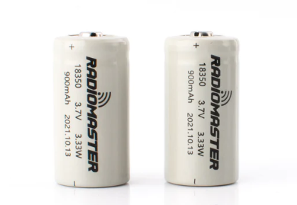 900mah 3.7v Li-ion 18350 Battery for Zorro Radio Controller (2pcs)