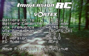 immersionrc vortex osd