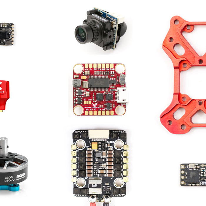 hybrid fpv race frame build