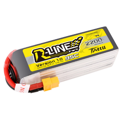 Street League Battery! Tattu R-Line 18.5V 2200mah 5S 95C FPV Lipo Battery with XT60 Plug For 7" Quad